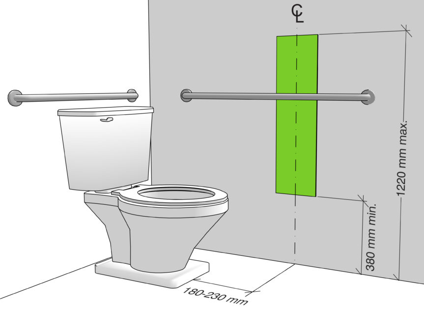 Toilet compartment dispensers