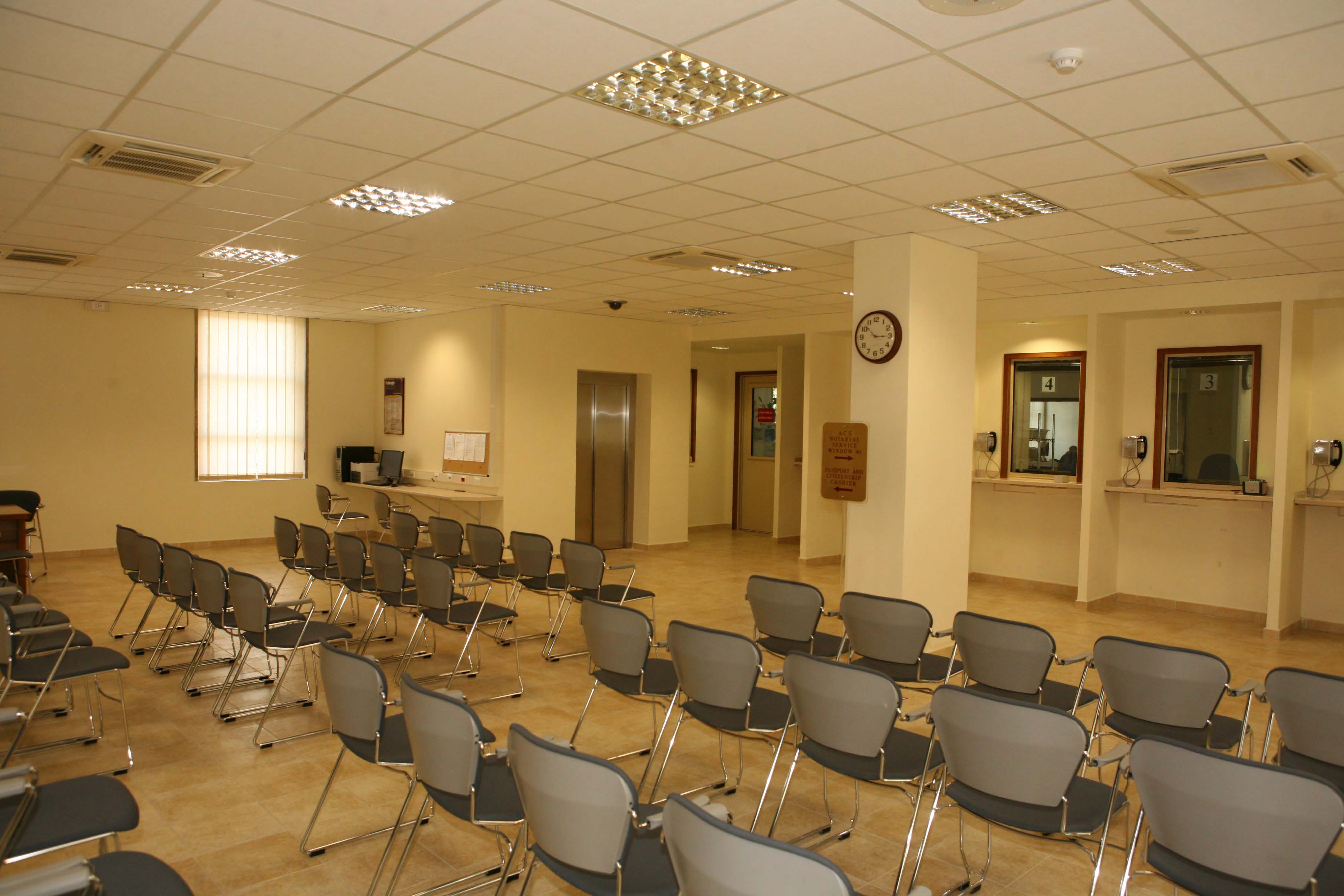 Assembly Spaces – Consular Waiting Area
